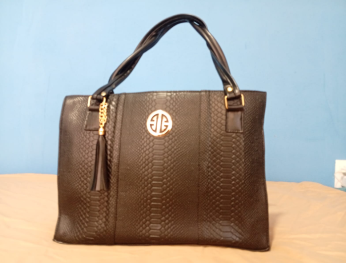 Bolso Tote "Onyx Python"