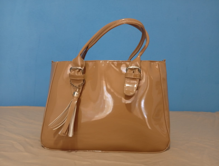Bolso Tote "Caramel Shine"