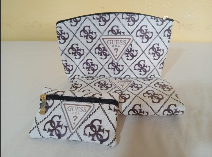 Set Femenino 3 en 1: Neceser, Billetera y Monedero