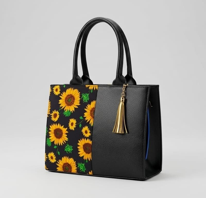 Sunflower Noir Split Tote