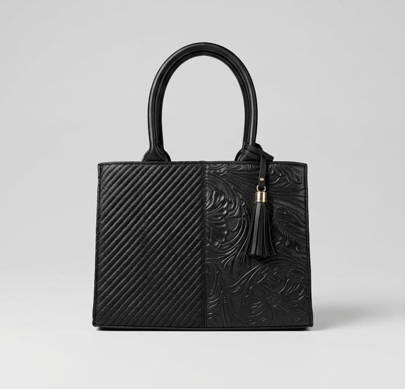 Nero Dual-Texture Satchel