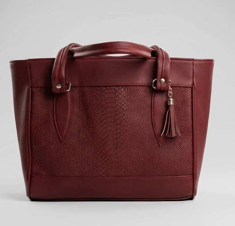 Burgundy Snake Luxe