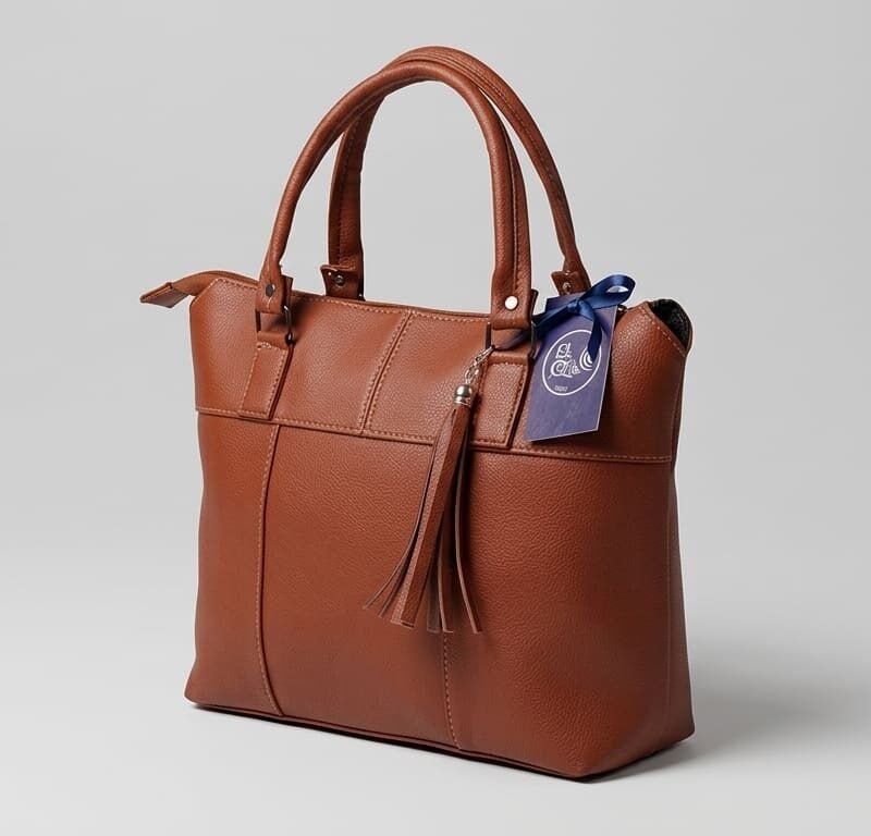 Canela Tailored Panel Satchel