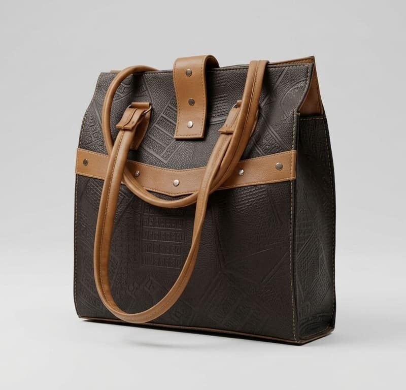 Chocolate & Camel Executive Tote