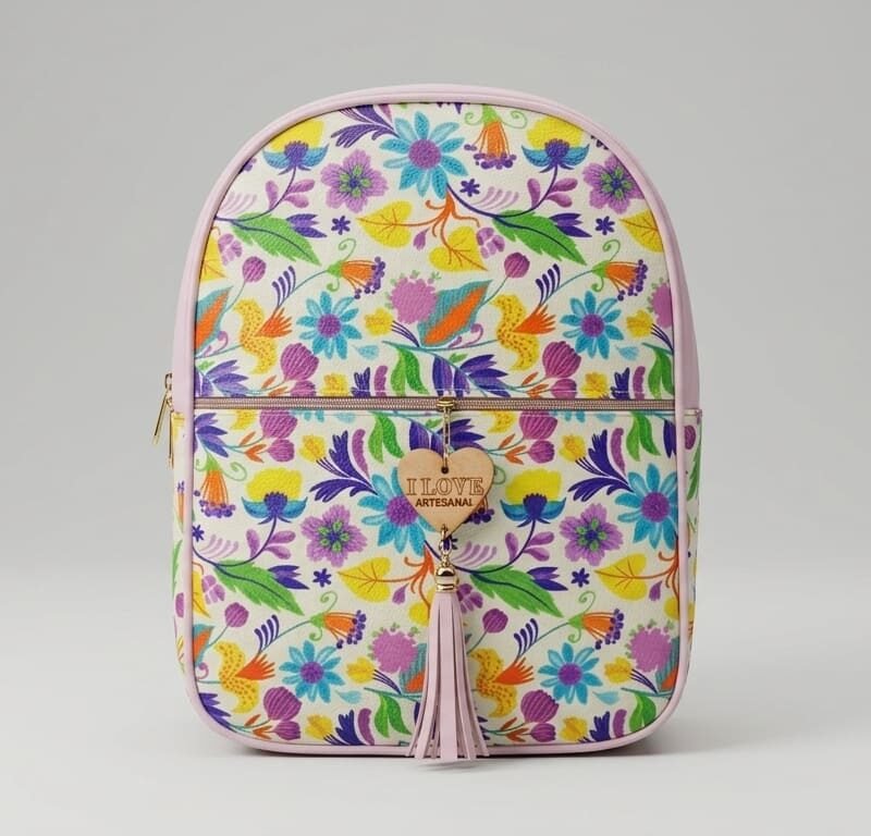 floral pattern backpack product