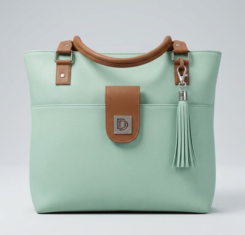 Mint & Tan Contrast