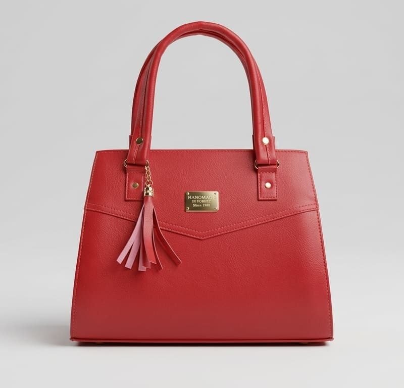 Ruby Chevron Satchel