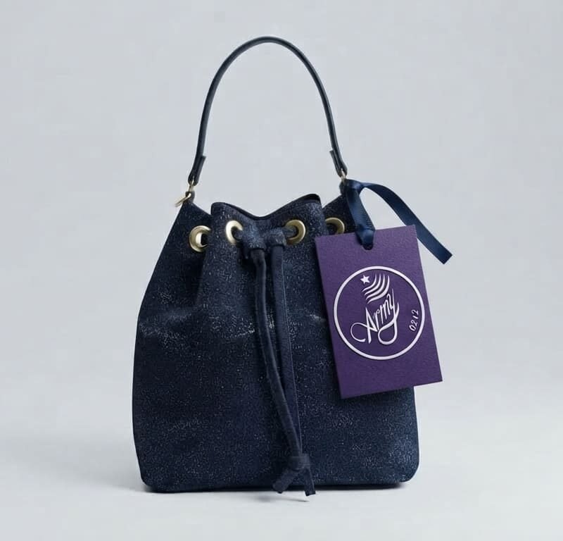 BOLSO Bucket Azul Cosmos