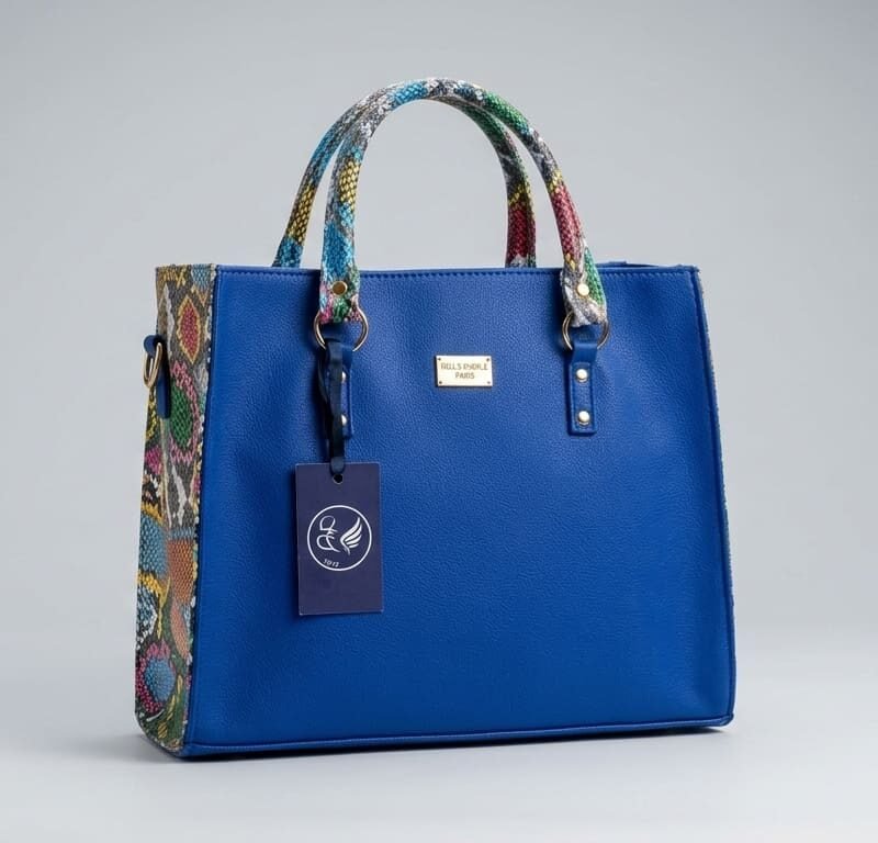 BOLSO Satchel Aurora Cobalto